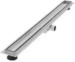 LuxeBath Duschrinne Edelstahl Doppelseitige Bodenablauf 2in1, Komplettset
