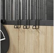 vidaXL Trensenhalter, Trensenhalter 3 Stk. Schwarz Stahl