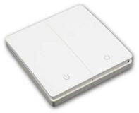 McPower Licht-Funksteuerung Funk-Wandschalter/Taster 2-fach KINETIC IP66