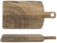 Bloomingville Schneidebrett Vanilla Servierbrett aus Mangoholz, Natur, Holz,