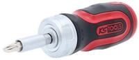 KS Tools Schraubendreher KS TOOLS 1/4" 6 in 1 Mini-Ratschen-Schraubendreher -