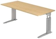 b&uuml;m&ouml; Schreibtisch Serie-U h&ouml;henverstellbar, Rechteck: 180 x 80 cm - Dekor:...