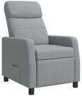 vidaXL Sessel Liegesessel Hellgrau Stoff (1-St)