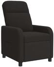 vidaXL Sessel Liegesessel Schwarz Boucl&eacute; (1-St)