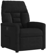 vidaXL Sessel Relaxsessel Schwarz Mikrofasergewebe (1-St)