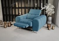 Fun M&ouml;bel Relaxsessel Sessel Designersessel BASTIEN RELAX in Stoff...