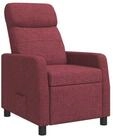 vidaXL Sessel Liegesessel Weinrot Stoff (1-St)