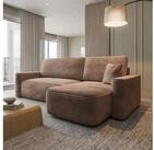 Masseno Ecksofa NERI mit Schlaffunktion L-Form, Sofa mit Bettkasten