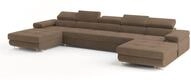 Masseno Ecksofa OMBRA mit Schlaffunktion U-Form, Sofa mit Bettkasten