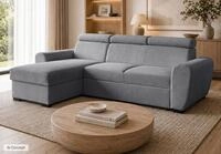 Lookway Ecksofa FALCO mit Schlaffunktion, mit Bettkasten und Schlaffunktion