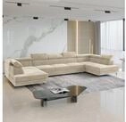 Masseno Ecksofa URMANO mit Schlaffunktion U-Form, Sofa mit Bettkasten