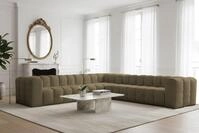 Fun M&ouml;bel Ecksofa Designersofa SOLVIE XL Universal (330cm), Stoff Moly oder...