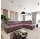 Masseno Ecksofa AVISE mit Schlaffunktion L-Form, Sofa mit Bettkasten