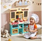AIYAPLAY Spielk&uuml;che f&uuml;r 3-6 Jahre Kinder Kunststoff, mit Musik, Mehrfarbig