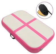 vidaXL Gymnastikmatte Aufblasbare Gymnastikmatte mit Pumpe 60x100x10 cm PVC Rosa