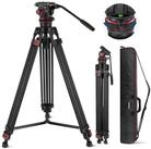 Neewer TP75 189cm Videostativ Fotostativ, mit D&auml;mpfung Fluidkopf...