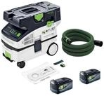 FESTOOL Staubabsauger CTLC MINI I-Basic Akku Absaugmobil 36 V (2x 18 V)...