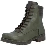 Rieker Schn&uuml;rstiefelette Schn&uuml;rboots, Profilsohle, mit Blockabsatz gr&uuml;n 36 EU