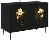 vidaXL TV-Schrank TV-Schrank BREMEN 69 x 33 x 50,5 cm Schwarz Eichen-Optik...