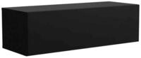 Masseno Lowboard GLOSSIA 100 cm TV-Schrank mit 1 T&uuml;ren Schwarz