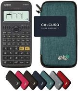 CASIO Taschenrechner fx-82DE X ClassWiz inkl. WYNGS Schutztasche T&uuml;rkis