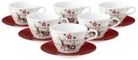 Seltmann Weiden Cappuccinotasse Life Christmas Milchkaffeetassen mit...