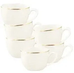Seltmann Weiden Espressotasse Savona Goldlinie Espressotassen 110 ml 6er Set,...