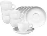Seltmann Weiden Espressotasse VIP. Espressotassen mit Untertassen 90 ml 6er Set,