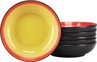 CreaTable Suppenteller Hot, Teller-Set, 6-tlg., (6 St), Moderne Coupeform,