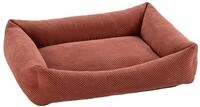 Dehner Tierbett Premium Hundebett Onega, rechteckig, 80 x 25 x 60 cm, rot,