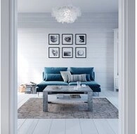 Vicco Couchtisch, Beton/Wei&szlig;, 100 x 60 cm (1-St), Kippbar