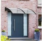 Outsunny Pultvordach Vordach aus Polycarbonat und Aluminium (&Uuml;berdachung, 1...