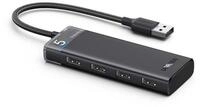 UGREEN Adapter - HUB -mit 4 USB-A-Anschl&uuml;ssen und USB-A-Stromkabel USB-Adapter