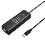 ORICO Orico PW3UR25-C3 3-Port-USB-Hub 1x USB-A 3.0, 1x USB-C 3.0 USB-Adapter