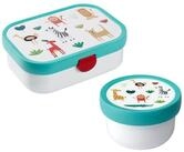 Mepal Lunchbox Campus Obst- und Bentobox Animal Friends, Kunststoff, (2-tlg)