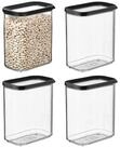 Mepal Vorratsdose Modula Vorratsdosen 1500 ml 4er Set, Kunststoff, (4-tlg)