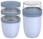 Mepal Lunchbox Ellipse Lunchpot-Set XL 900 ml + 1050 ml 2er Set, Kunststoff,...