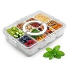 Spetebo Frischhaltedose Snackbox auslaufsicher mit 8 Schalen und Deckel,...