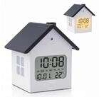 relaxdays Quarzwecker Digitaler Wecker in Hausform A