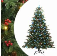 vidaXL K&uuml;nstlicher Weihnachtsbaum, K&uuml;nstlicher Weihnachtsbaum mit 300 LEDs mit