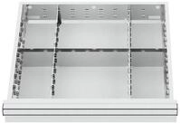 Stier Kleinteilemagazin STIER Schubladeneinteilung Metalleinteilung BLH 200-300...