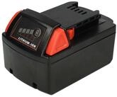 Extensilo Akku passend f&uuml;r Milwaukee M18 HAL, GG-201C, GG-0, GG, Fuel, FUEL 3, Akku