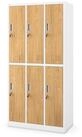 Jan Nowak Mehrzweckschrank Metall Kleiderspind 90 cm IGOR 6 F&auml;cher...