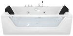 AcquaVapore Whirlpool-Badewanne Whirlpool Pool Badewanne Wanne W83-B-ALL 180x90,