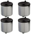 PROREGAL&reg; Aschenbecher Runder feuerl&ouml;schender Wandaschenbecher aus Metall, Mit