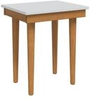 vidaXL Sitzhocker Hocker f&uuml;r Schminktisch FAUSKE Wei&szlig; 40 x 33 x 45 cm (1 St)