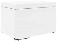 vidaXL Barhocker Hocker Wei&szlig; 61 x 41 x 40 cm Kunstleder und Engineering Holz...