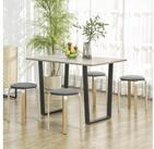 HOMCOM Hocker Esszimmerhocker 4er Set Stapelhocker aus Birkensperrholz
