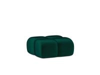 Fun M&ouml;bel Polsterhocker Hocker Designerhocker DARCY 85x85 cm in Stoff Salvador...