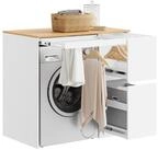 SoBuy Waschmaschinenumbauschrank BZR223, Waschmaschinenschrank...